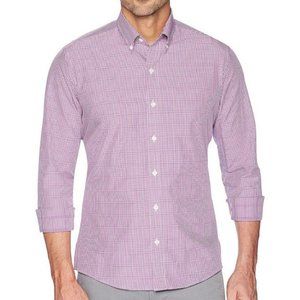 Buttoned Down Slim Fit Button-Collar Supima Cotton Dress Casual Shirt - 17.5N 34